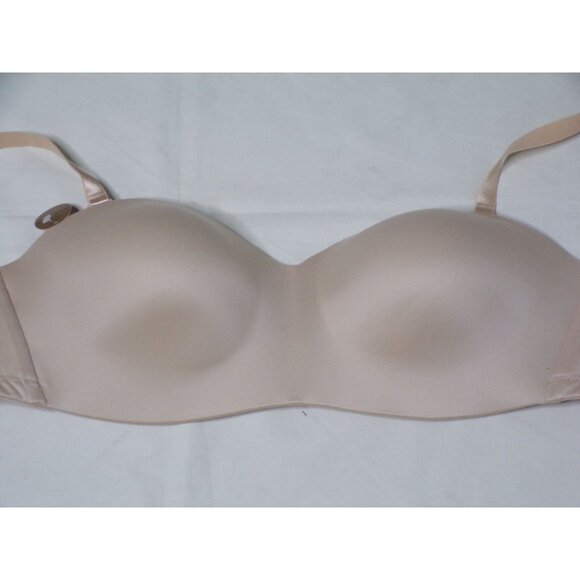 🆕WACOAL Staying Power Wireless Strapless Convertible Bra 34DDD Beige #854372 - Picture 8 of 12